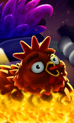 Flaming Chicken Highway Hazard